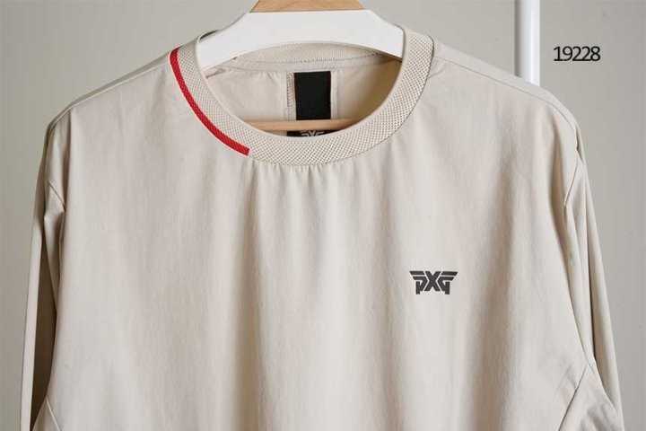 PXG 남성 로고 라인포인트 풀오버 기능성 우븐 아노락(2color)