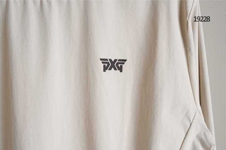 PXG 남성 로고 라인포인트 풀오버 기능성 우븐 아노락(2color)