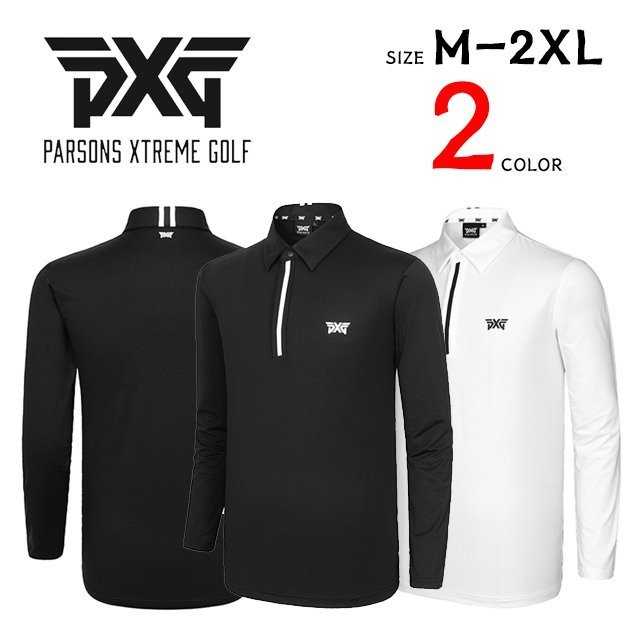 PXG 남성 퍼포먼스 스윙 긴팔 카라티(2color)