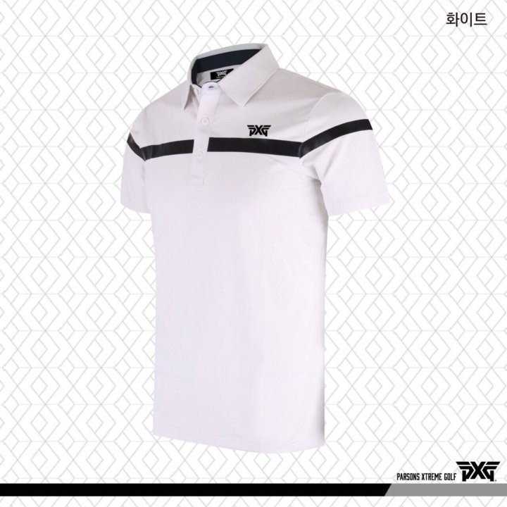 PXG 남성 라인 기능성 반팔 카라티(3color)