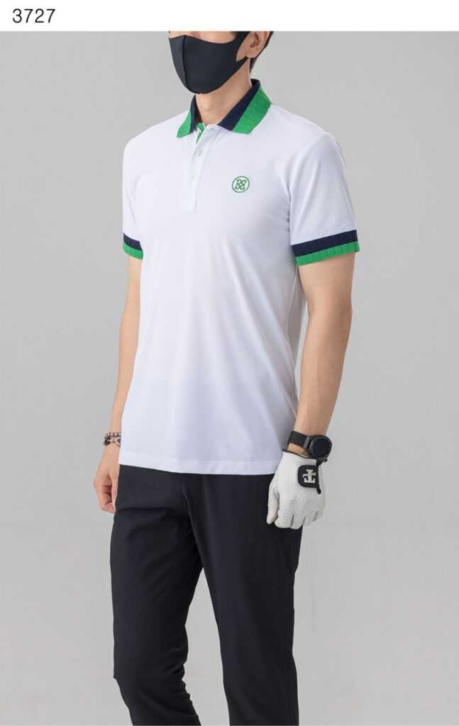 지포어 남성 수입고급 타임 투톤 폴로 카라티(2color)