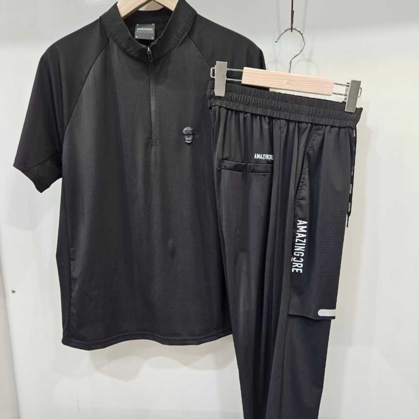 어메이징크리 남여공용 고기능성 타공 상하세트(2color)