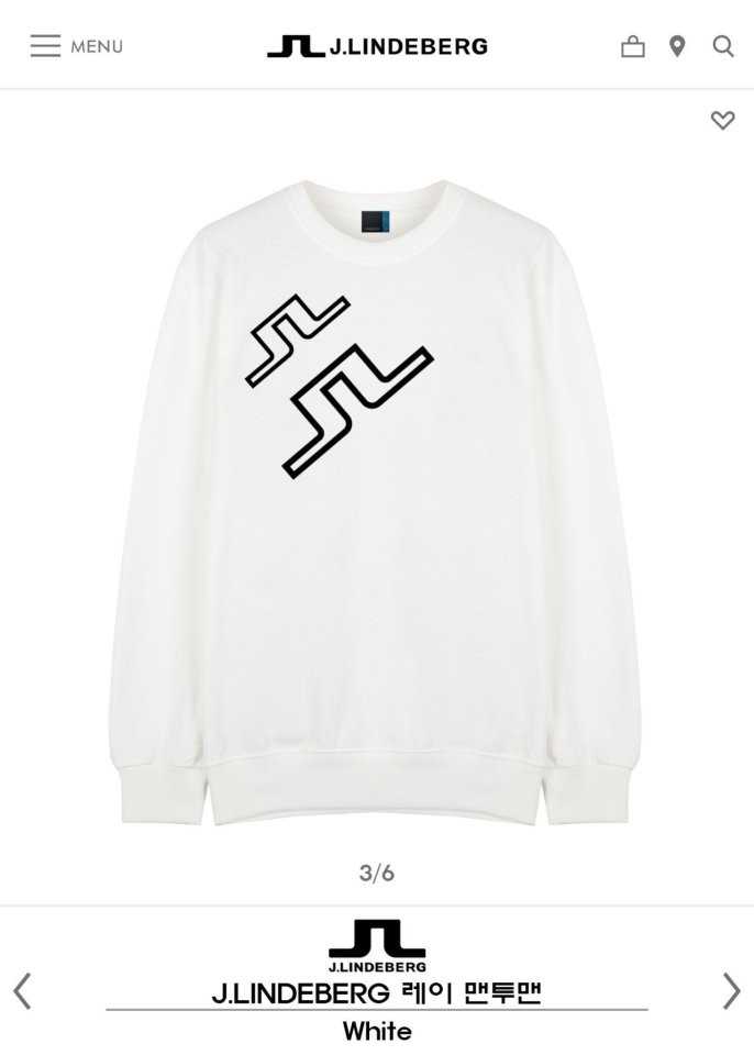 제이린드버그 레이 기모맨투맨(4color/남녀공용/빅사이즈)