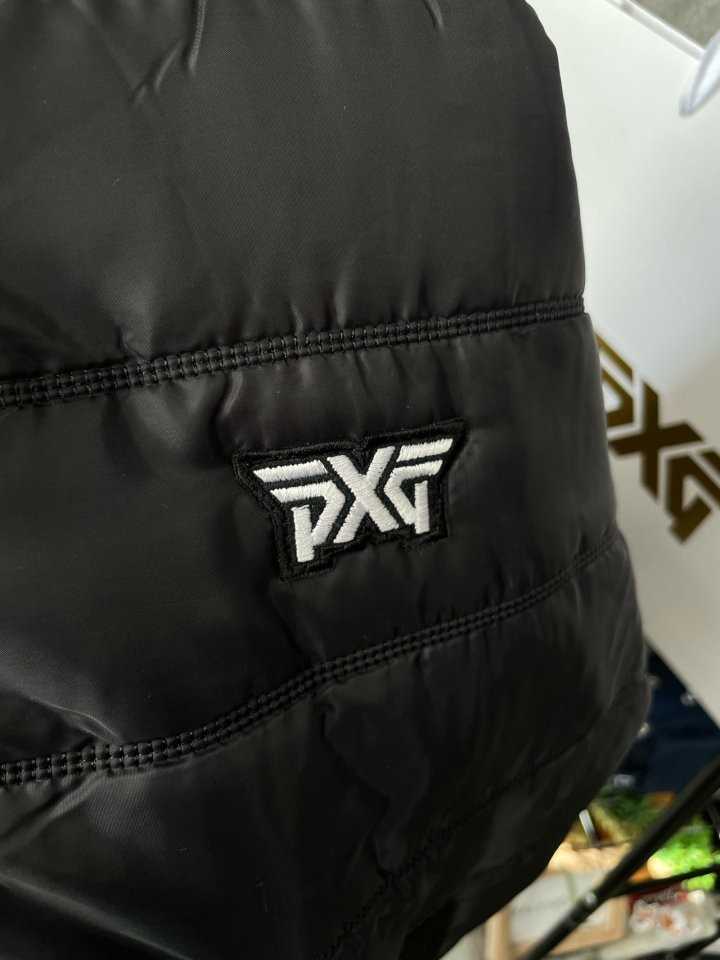 PXG 와팬로고 밴딩니트집업