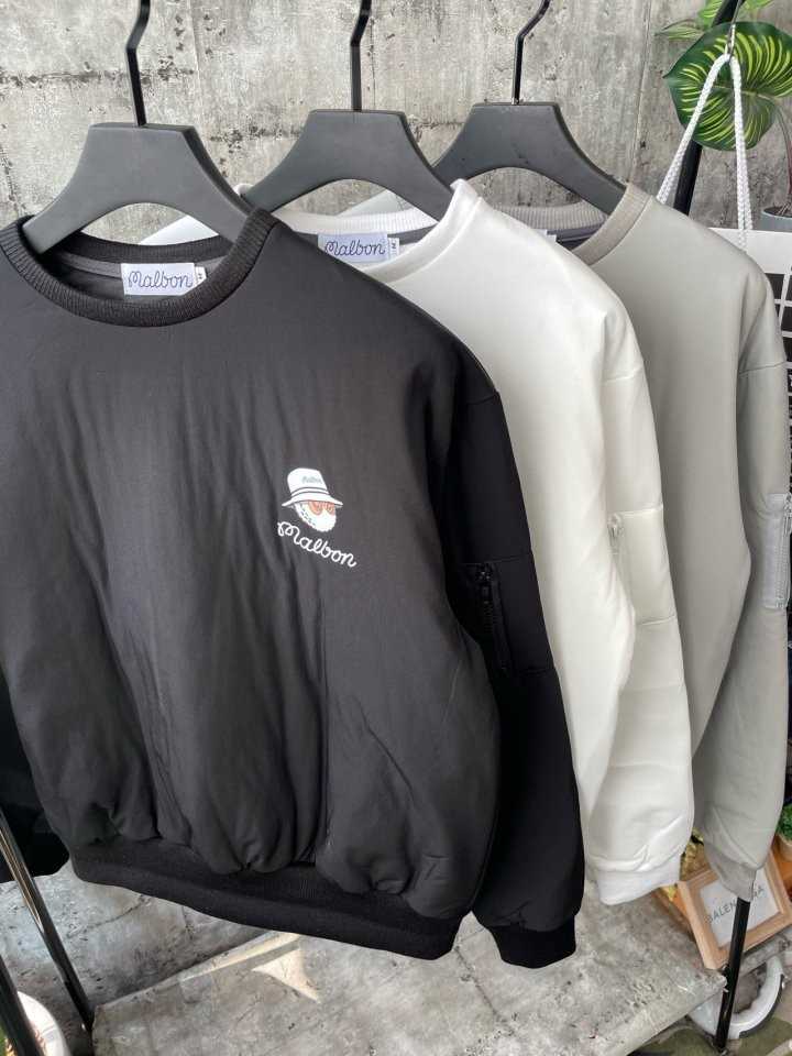 말본 버킷햇 패딩맨투맨(3color)