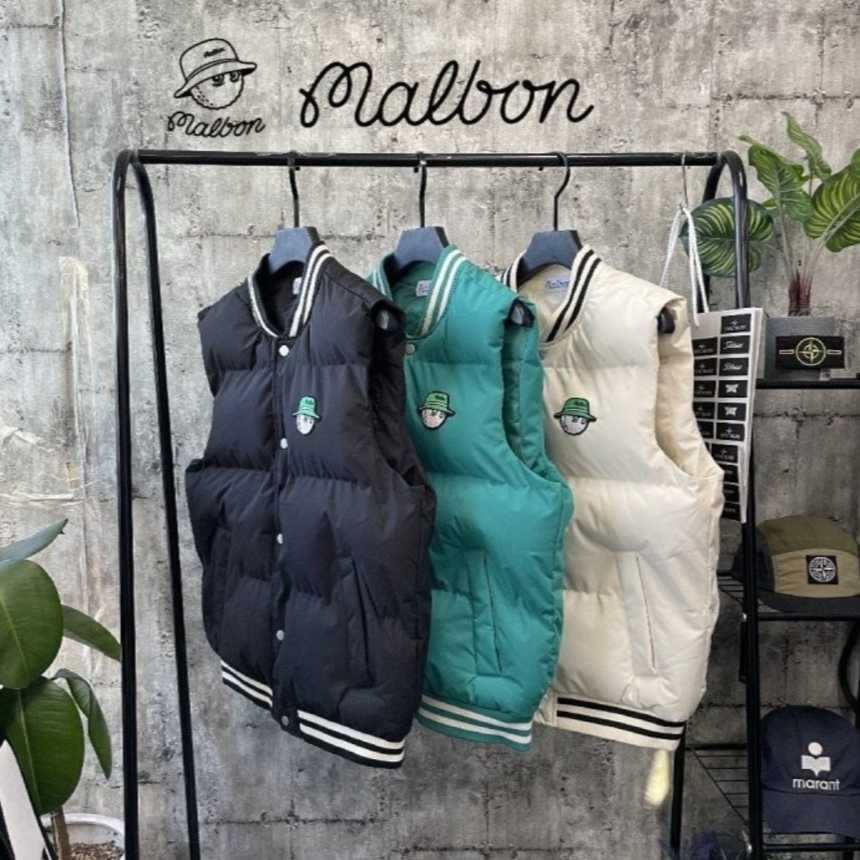 말본 MB시보리 패딩조끼(3color)