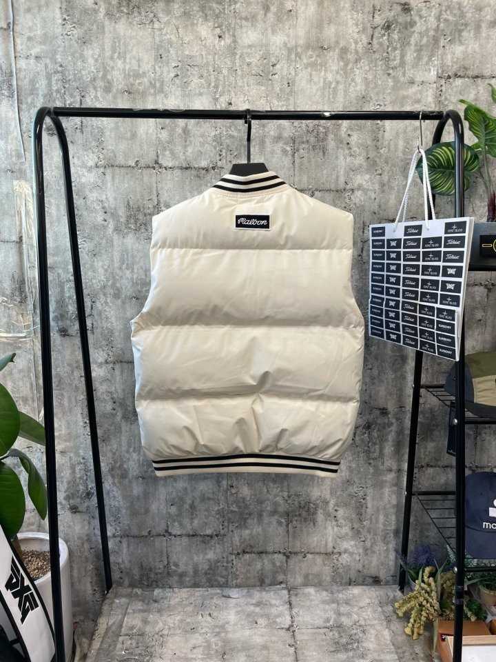 말본 MB시보리 패딩조끼(3color)