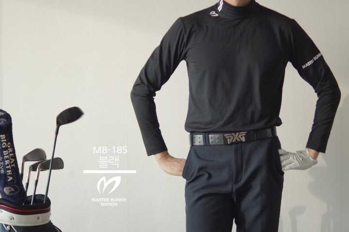 마스터 바니 MB-185 기모 하프넥(2color)