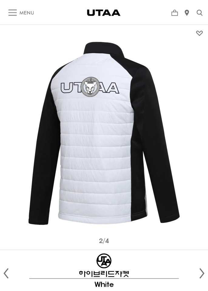 UTAA 유타 하이브리드 패딩자켓 (2color)