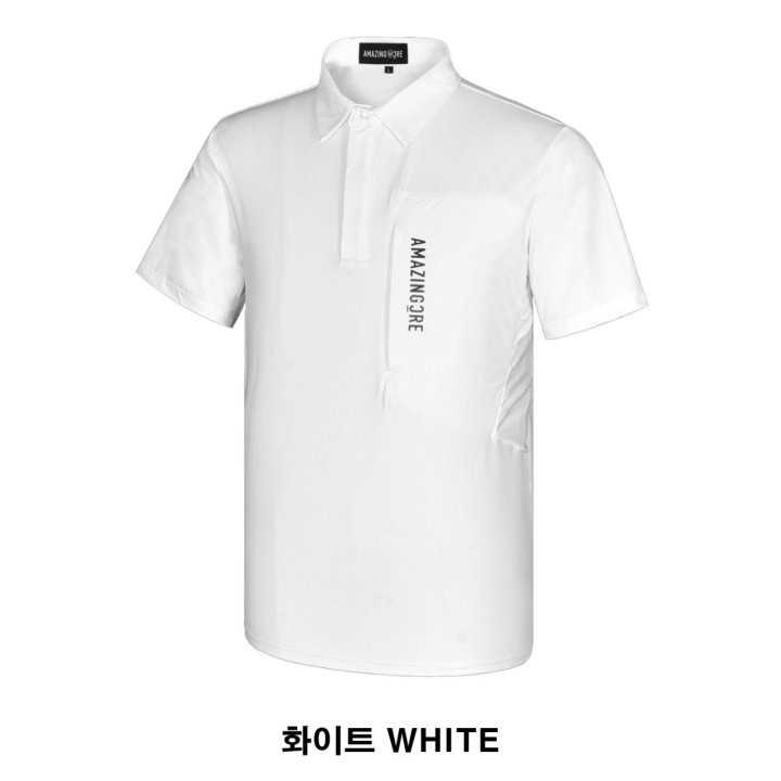 어메이징크리 남성 테크니컬 하이브 반팔 카라티(2color)
