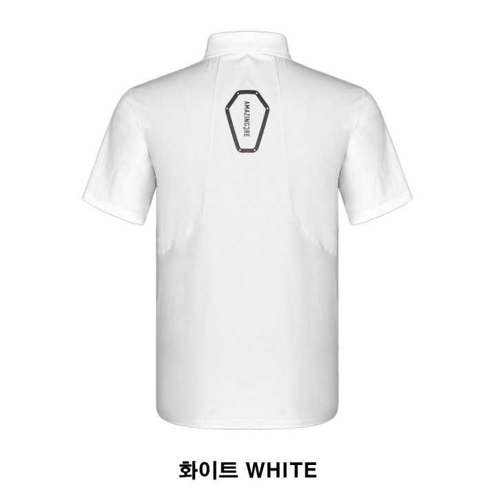 어메이징크리 남성 테크니컬 하이브 반팔 카라티(2color)
