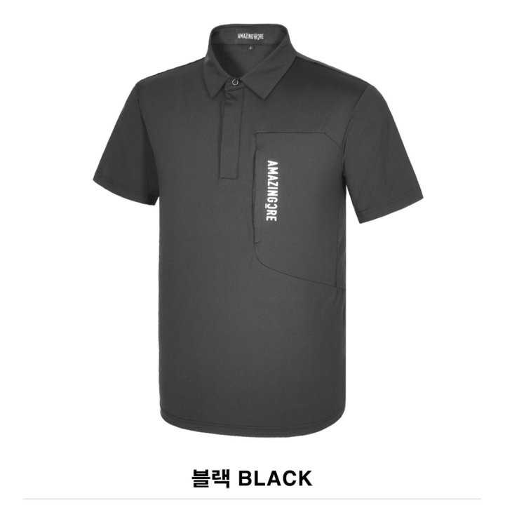 어메이징크리 남성 테크니컬 하이브 반팔 카라티(2color)