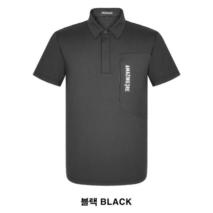 어메이징크리 남성 테크니컬 하이브 반팔 카라티(2color)