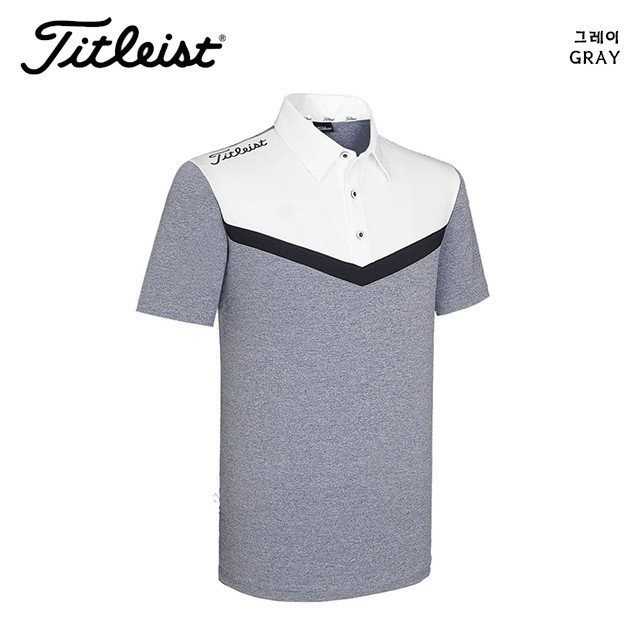 타이틀리스트 남성 고기능 반팔 카라티(2color)