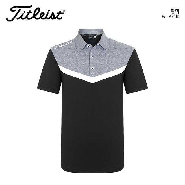 타이틀리스트 남성 고기능 반팔 카라티(2color)