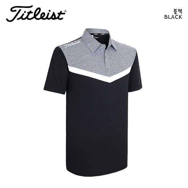 타이틀리스트 남성 고기능 반팔 카라티(2color)