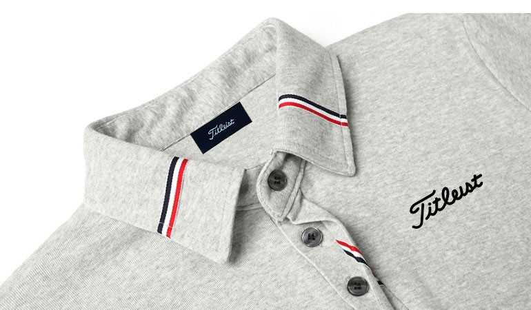 타이틀리스트 삼색 포인트 슬림 카라티(3color)