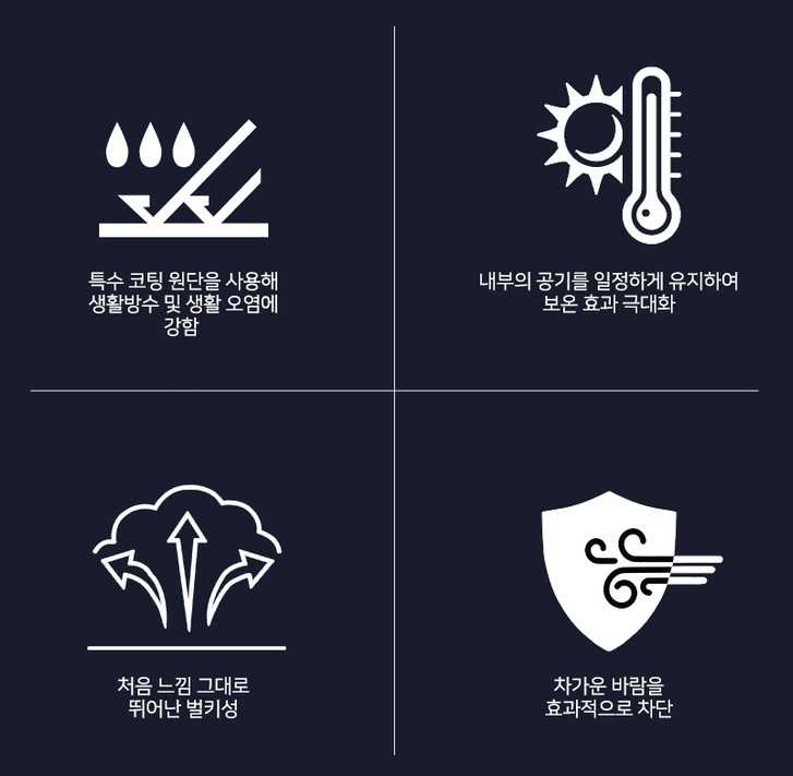 캘러웨이 디테처블 덕다운 패딩(3color)
