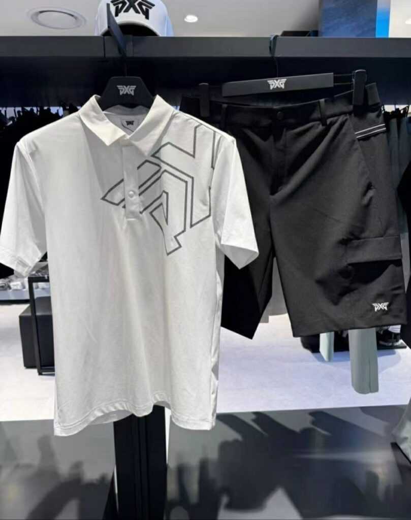 PXG 남성 여름 빅로고 카라 티셔츠(3color)