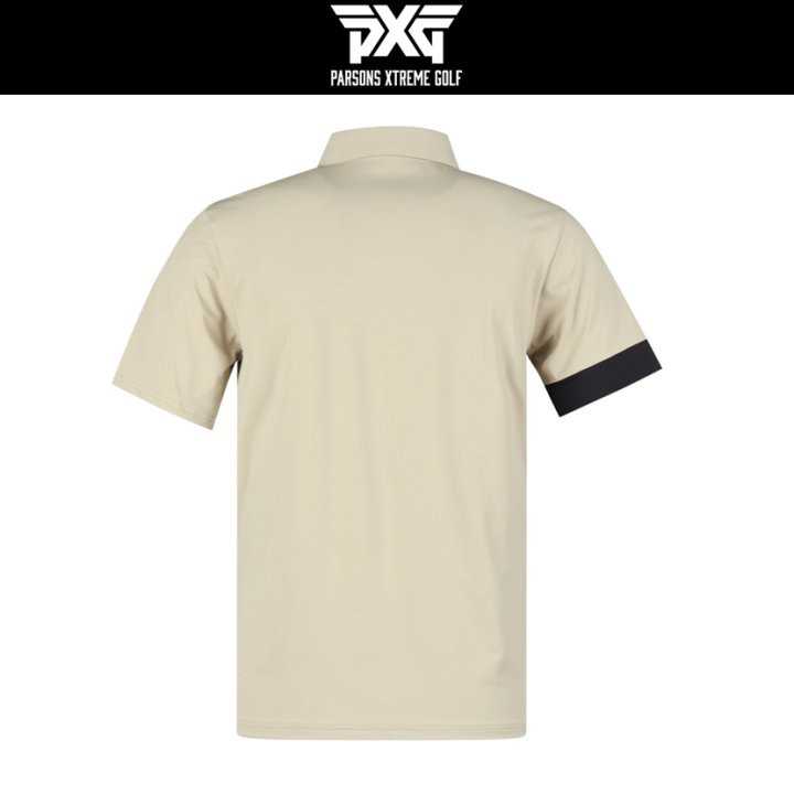 PXG 남성 소매배색 반팔카라(4color)