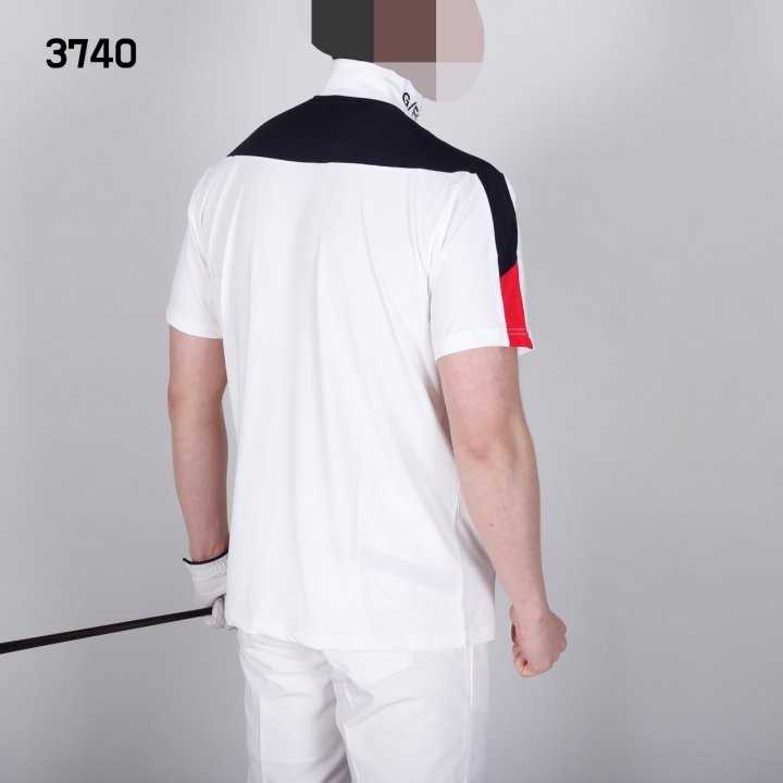 지포어 남자 3740 숄더배색 반팔 카라티(2color)