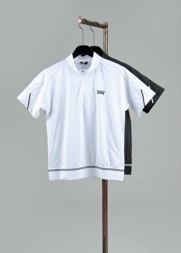 PXG 남성 타공 배색 여름 숏 슬리브 아노락(2color)