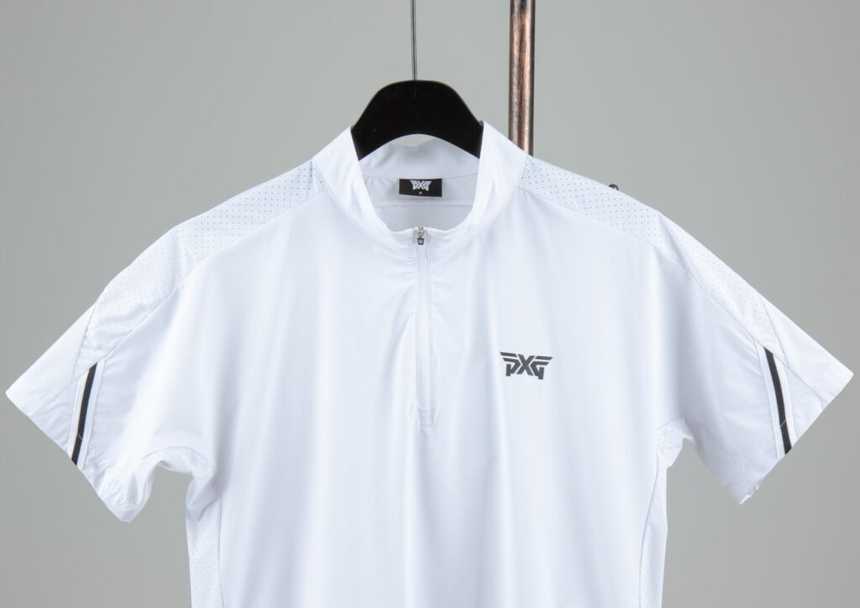 PXG 남성 타공 배색 여름 숏 슬리브 아노락(2color)