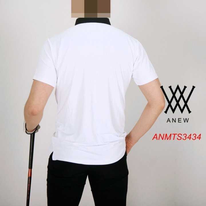 어뉴 남자 ANMTS3434 사선잔줄 반팔 카라티셔츠(2color)