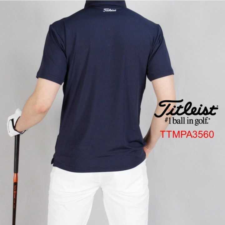 타이틀리스트 남자 TTMPA3560 헥사곤패턴 반팔 카라티(3color)