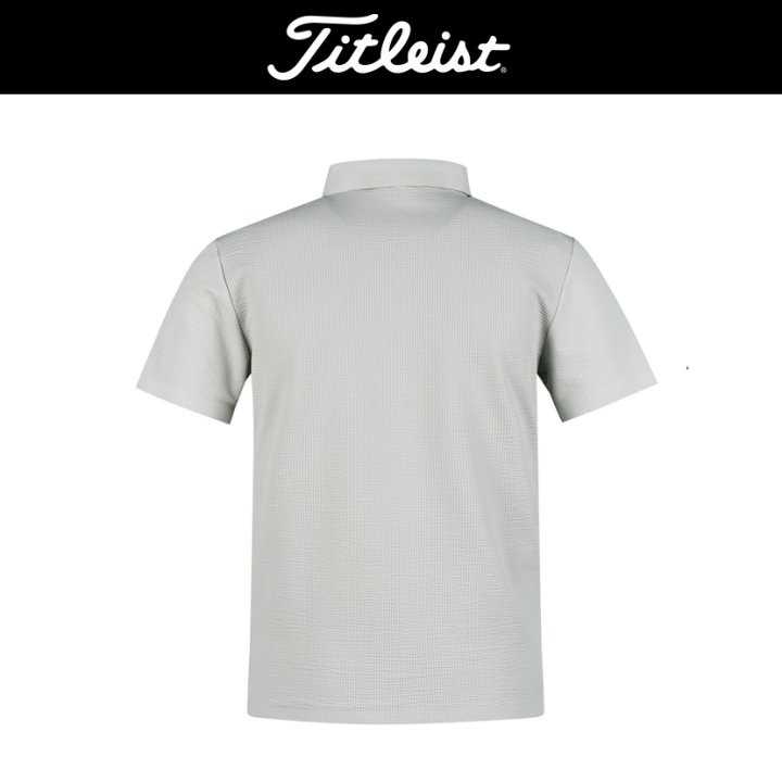 타이틀리스트 남성 엠보 쿨 반팔(2color)