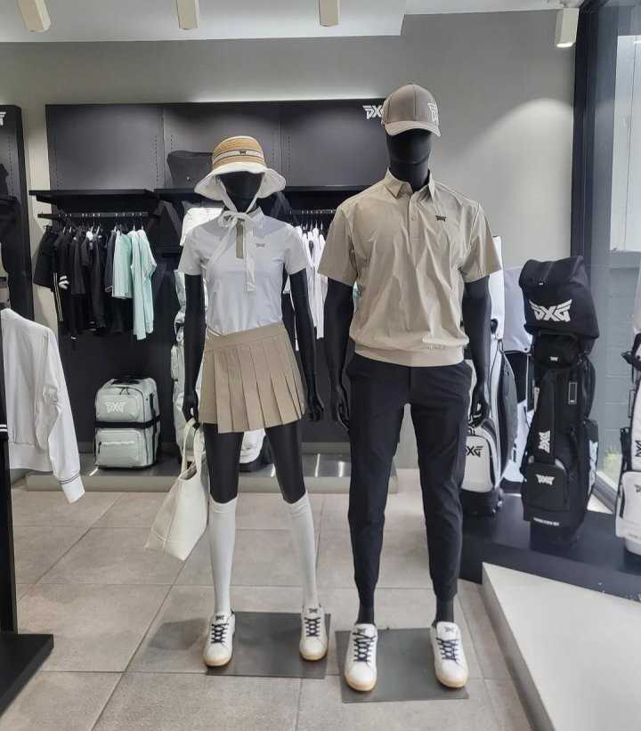 PXG 남성 여름 우븐 루스핏 카라 숏 슬리브 티셔츠(2color)