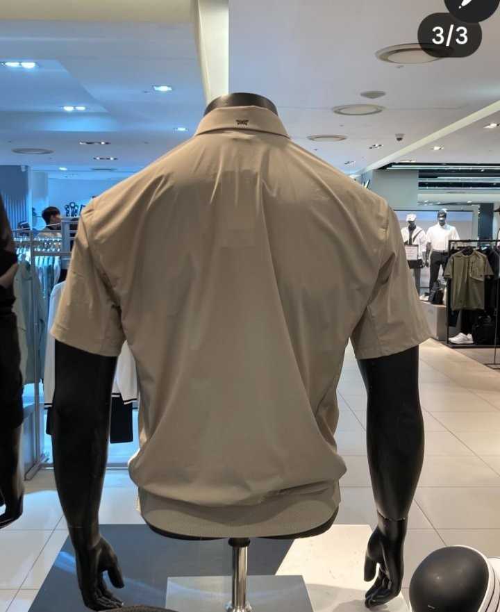 PXG 남성 여름 우븐 루스핏 카라 숏 슬리브 티셔츠(2color)