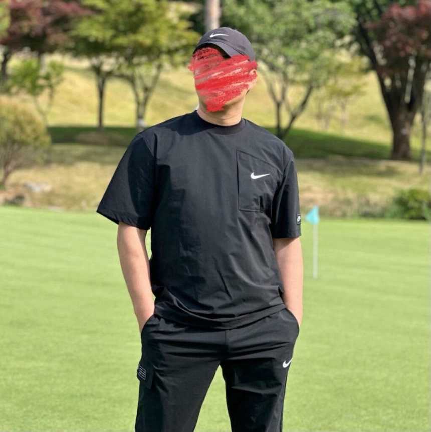 나이키 남성 우븐 라운드넥 트레이닝 셋