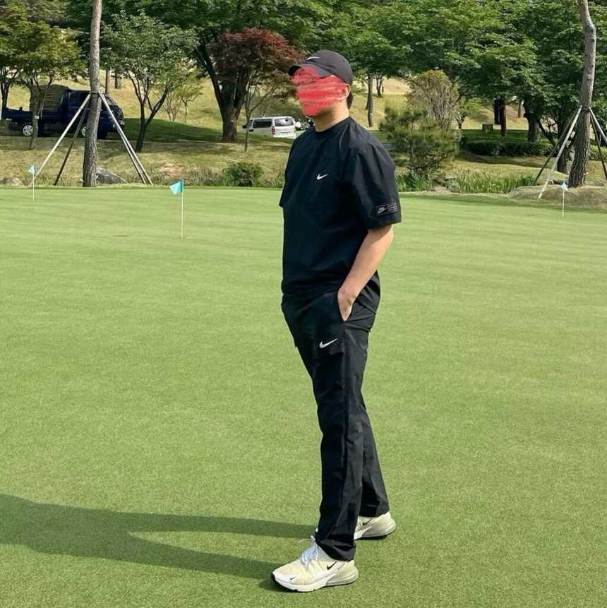 나이키 남성 우븐 라운드넥 트레이닝 셋
