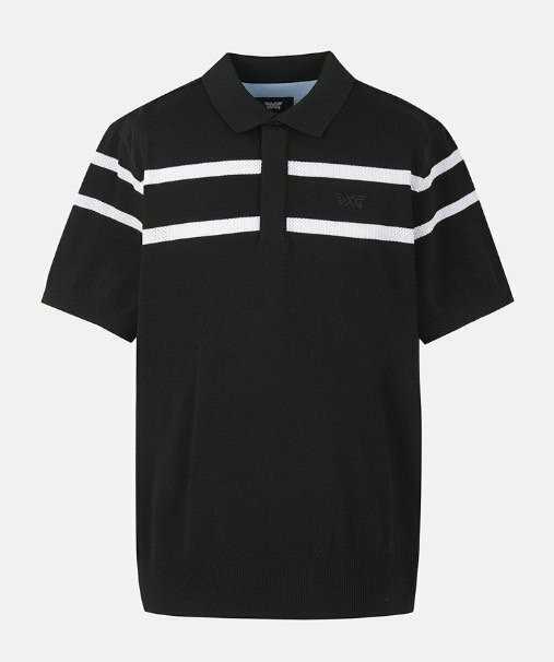 PXG 남성 썸머라인 포인트 숏 슬리브 니트(2color)