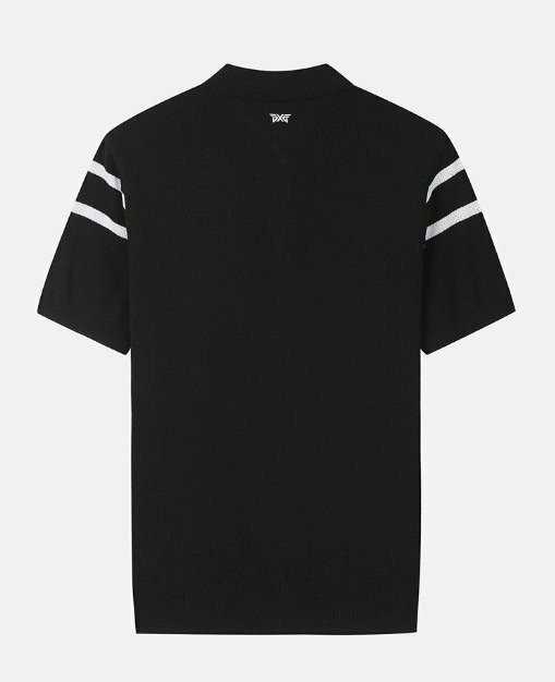 PXG 남성 썸머라인 포인트 숏 슬리브 니트(2color)