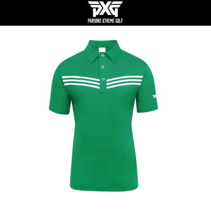 PXG 남성 트리플브이 로고 카라 반팔(3color)
