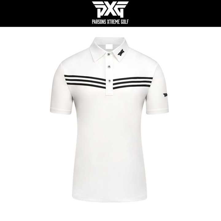 PXG 남성 트리플브이 로고 카라 반팔(3color)