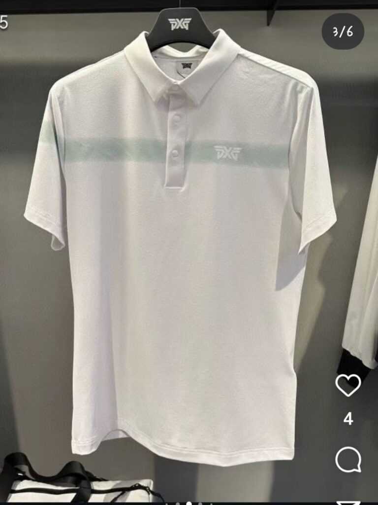 PXG 남성 여름 컬러 블록 원 포인트 카라 티셔츠(3color)
