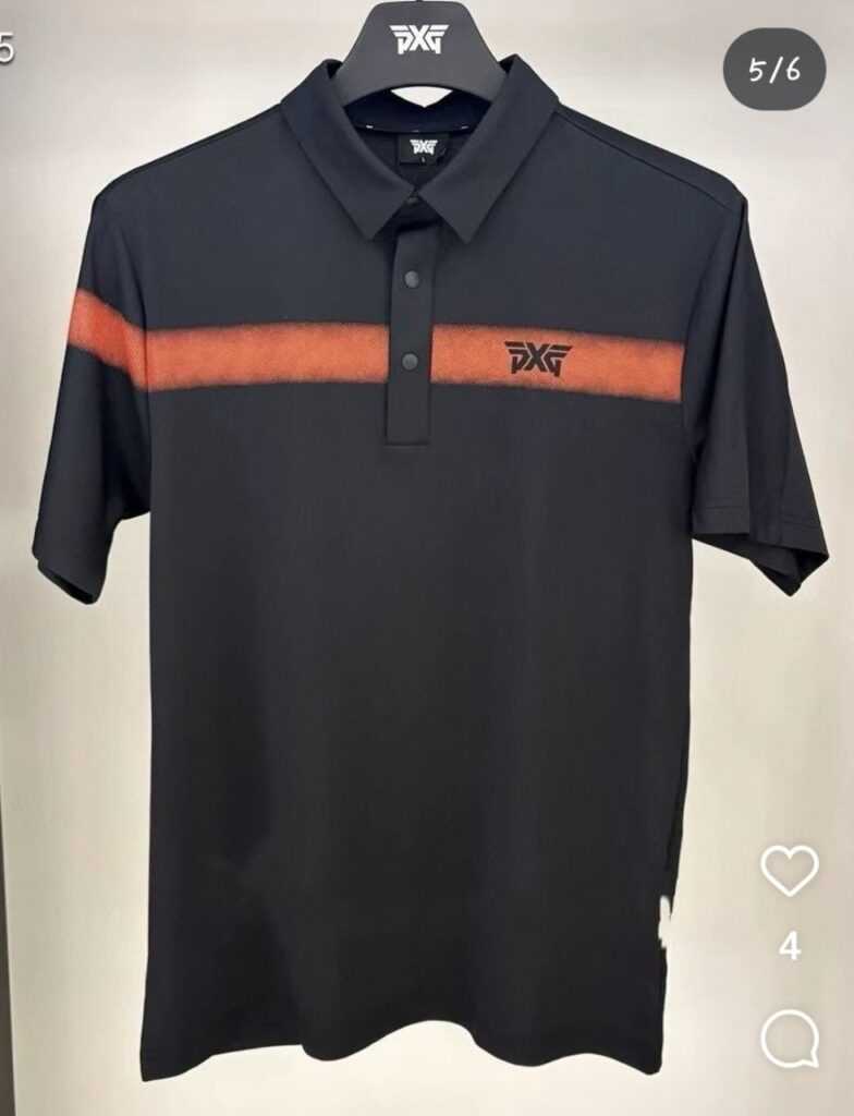 PXG 남성 여름 컬러 블록 원 포인트 카라 티셔츠(3color)