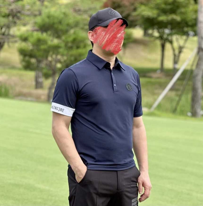 어메이징크리 남성 에어로 쉴드 카라 쇼츠 티셔츠(3color)