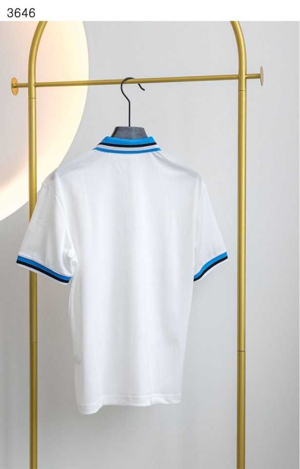 지포어 남성 수입고급 Three Tone Stripe 카라티(2color)