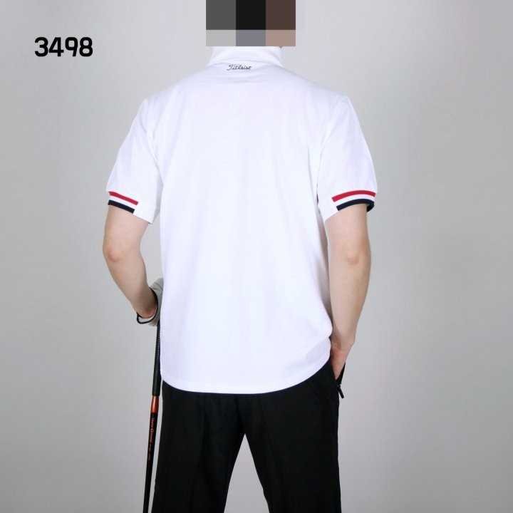 타이틀리스트 남자 3498 소매삼색 반팔 카라티셔츠(2color)