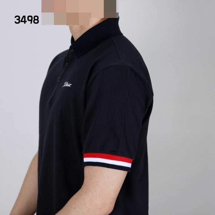 타이틀리스트 남자 3498 소매삼색 반팔 카라티셔츠(2color)