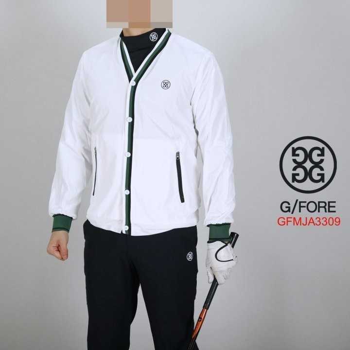 지포어 남자 GFMJA3309 배색라인 우븐 가디건(2color)