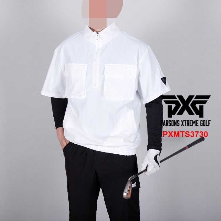 PXG 남자 PXMTS3730 투포켓 반팔 바람막이 아노락(2color)