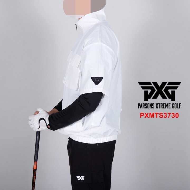 PXG 남자 PXMTS3730 투포켓 반팔 바람막이 아노락(2color)