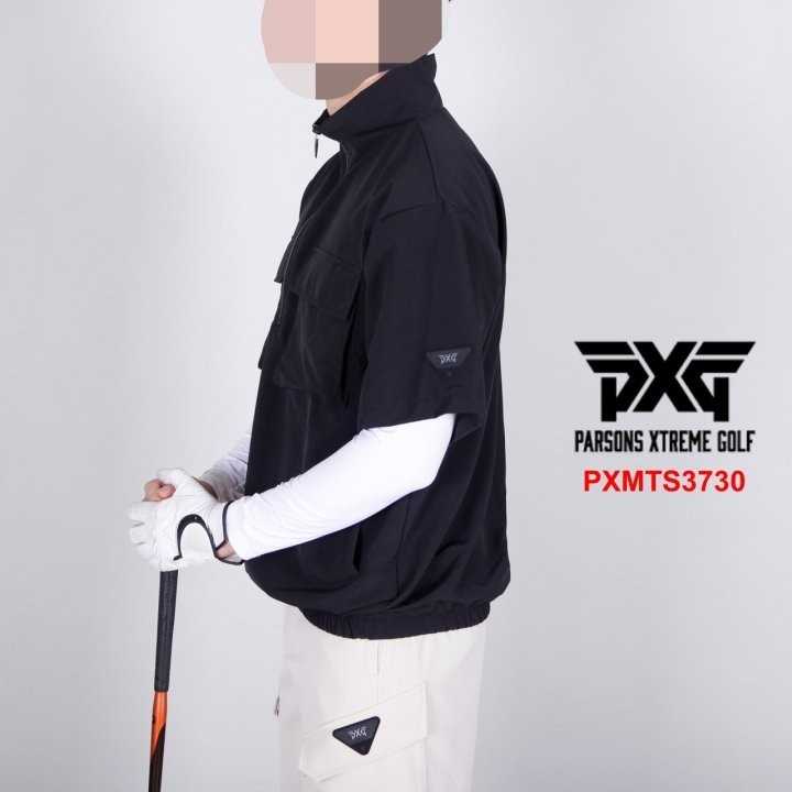 PXG 남자 PXMTS3730 투포켓 반팔 바람막이 아노락(2color)