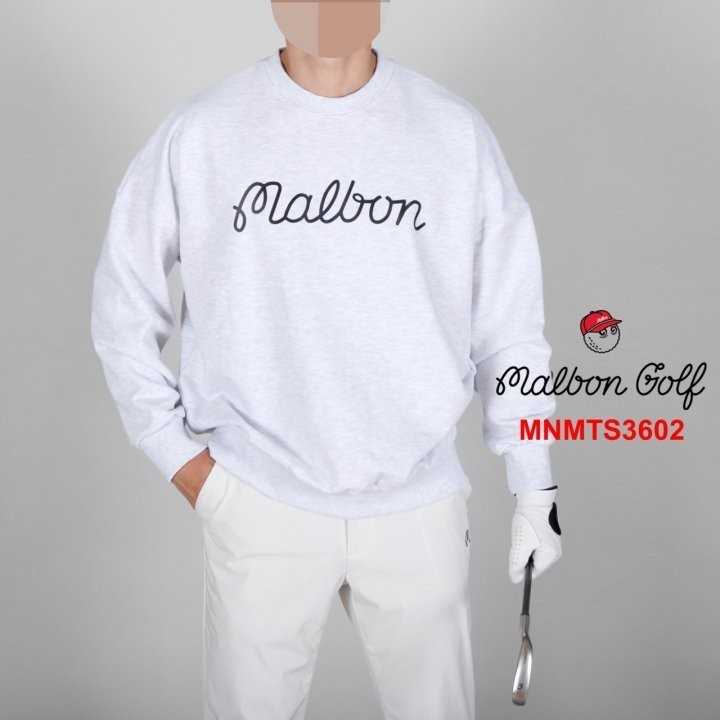 말본 남자 MNMTS3602 로고 하이브리드 맨투맨 티셔츠(3color)