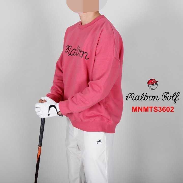 말본 남자 MNMTS3602 로고 하이브리드 맨투맨 티셔츠(3color)